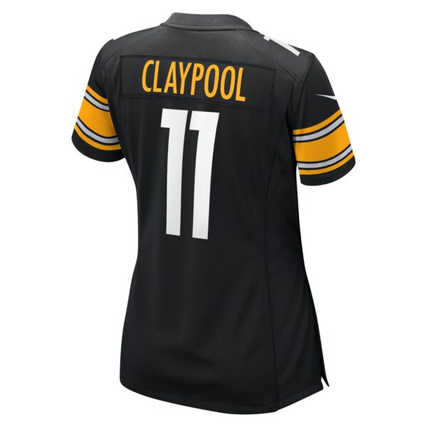 Women’s Pittsburgh Steelers Chase Claypool Nike Black Player Game Jersey