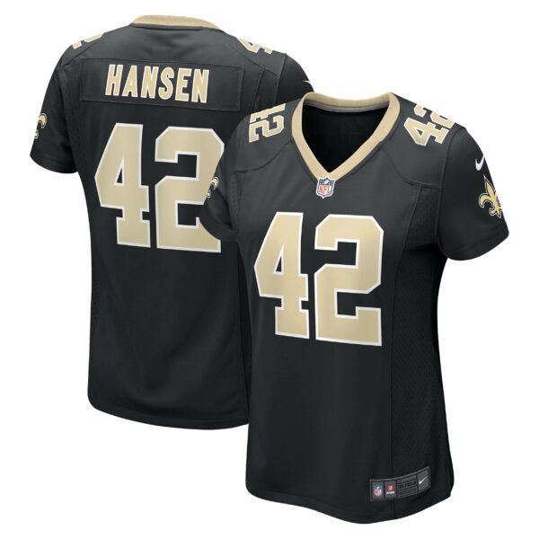 Women’s New Orleans Saints Chase Hansen Nike Black Game Jersey