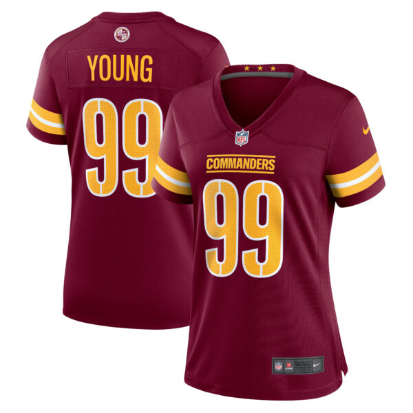 Women’s Washington Commanders Chase Young Nike Burgundy Player Jersey