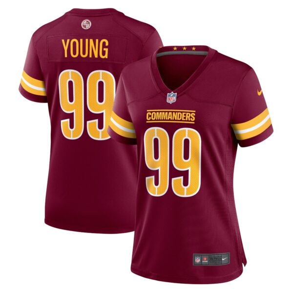 Women’s Washington Commanders Chase Young Nike Burgundy Player Jersey