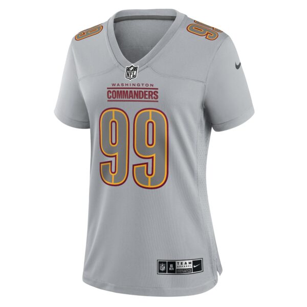 Women’s Washington Commanders Chase Young Nike Gray Atmosphere Fashion Game Jersey