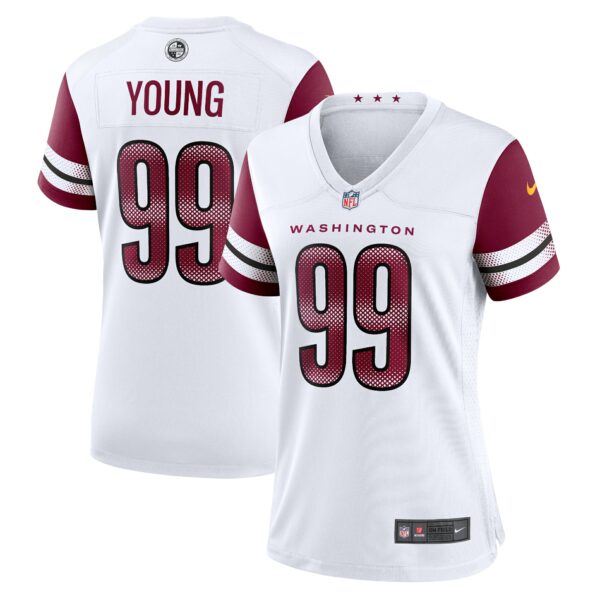 Women’s Washington Commanders Chase Young Nike White Player Jersey