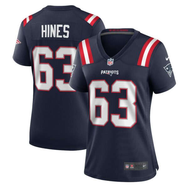 Women’s New England Patriots Chasen Hines Nike Navy Game Player Jersey