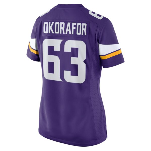 Women’s Minnesota Vikings Chim Okorafor Nike Purple Team Game Jersey