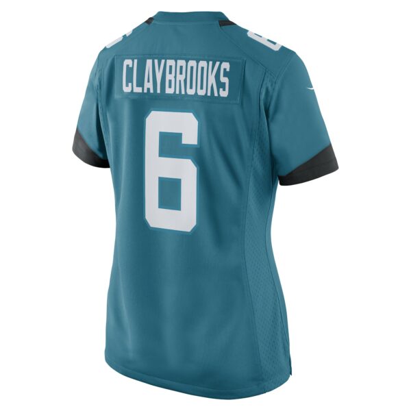 Women’s Jacksonville Jaguars Chris Claybrooks Nike Teal Game Player Jersey