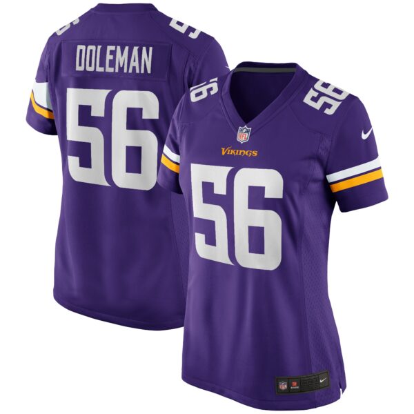 Women’s Minnesota Vikings Chris Doleman Nike Purple Game Retired Player Jersey