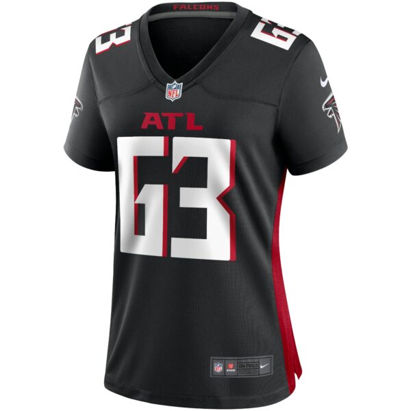 Women’s Atlanta Falcons Chris Lindstrom Nike Black Game Jersey