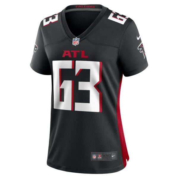 Women’s Atlanta Falcons Chris Lindstrom Nike Black Team Game Jersey