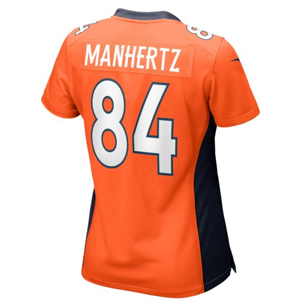 Women’s Denver Broncos Chris Manhertz Nike Orange Game Player Jersey