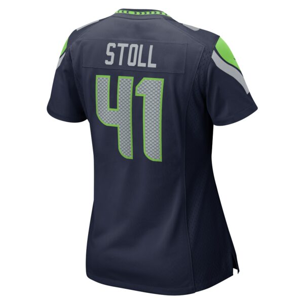 Women’s Seattle Seahawks Chris Stoll Nike College Navy Game Jersey