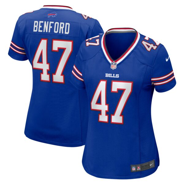 Women’s Buffalo Bills Christian Benford Nike Royal Game Jersey