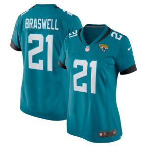 Women's Jacksonville Jaguars Christian Braswell Nike Teal Team Game Jersey