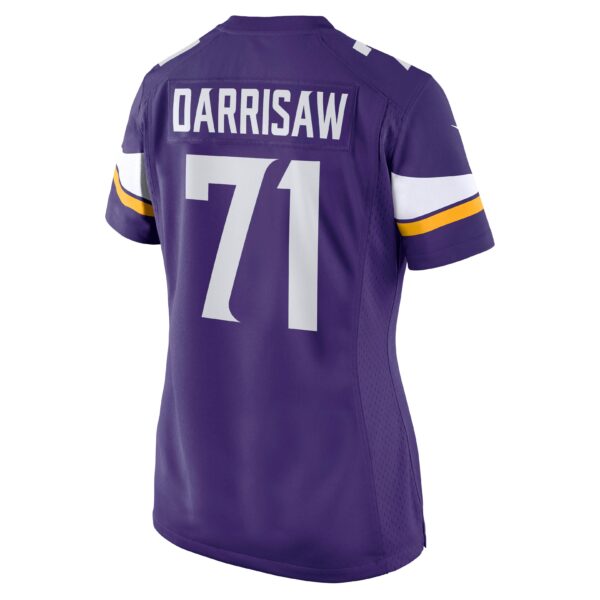 Women’s Minnesota Vikings Christian Darrisaw Nike Purple Game Jersey