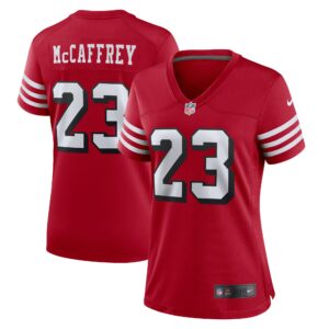 Women's San Francisco 49ers Christian McCaffrey Nike Scarlet Player Jersey