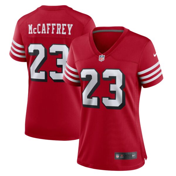 Women’s San Francisco 49ers Christian McCaffrey Nike Scarlet Player Jersey