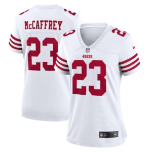 Women's San Francisco 49ers Christian McCaffrey Nike White Player Jersey