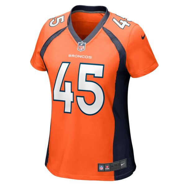 Women’s Denver Broncos Christopher Allen Nike Orange Game Player Jersey