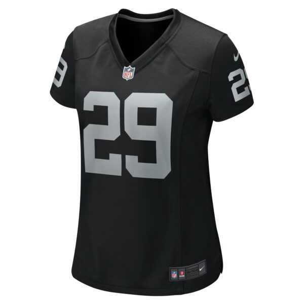 Women’s Las Vegas Raiders Christopher Smith II Nike Black Team Game Jersey