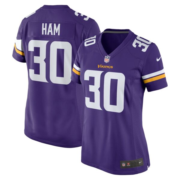 Women’s Minnesota Vikings C.J. Ham Nike Purple Game Jersey