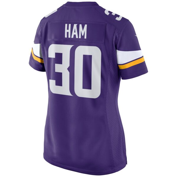 Women’s Minnesota Vikings C.J. Ham Nike Purple Game Jersey