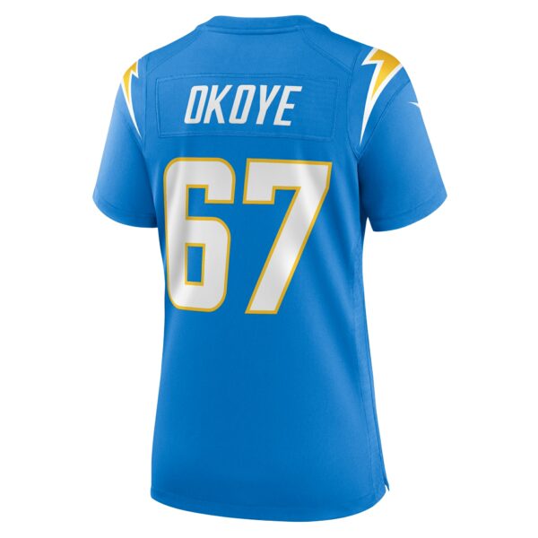 Women’s Los Angeles Chargers CJ Okoye Nike Powder Blue Team Game Jersey