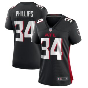 Women's Atlanta Falcons Clark Phillips III Nike Black Team Game Jersey