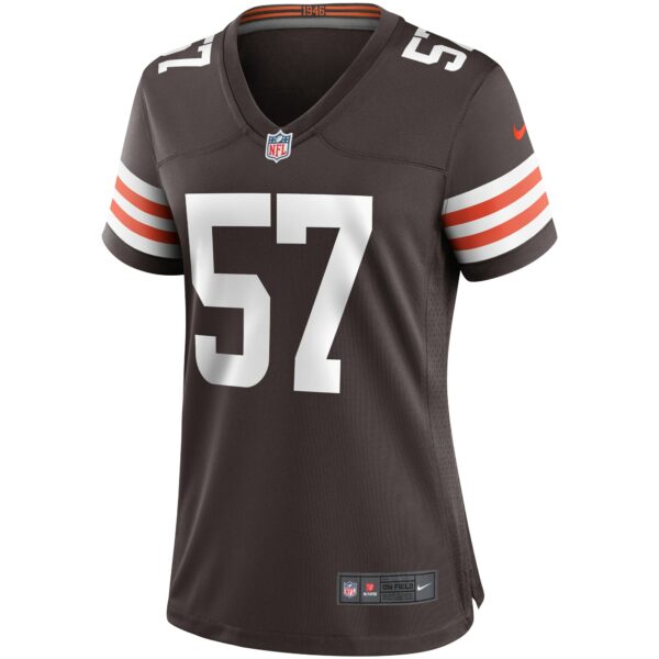 Women’s Cleveland Browns Clay Matthews Nike Brown Game Retired Player Jersey