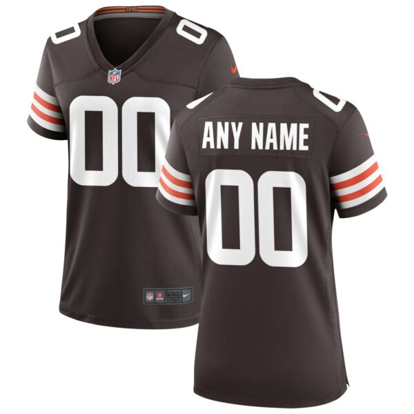 Women’s Nike Cleveland Browns Brown Custom Game Jersey