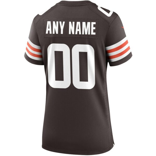 Women’s Nike Cleveland Browns Brown Custom Game Jersey