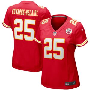 Women's Kansas City Chiefs Clyde Edwards-Helaire Nike Red Player Jersey