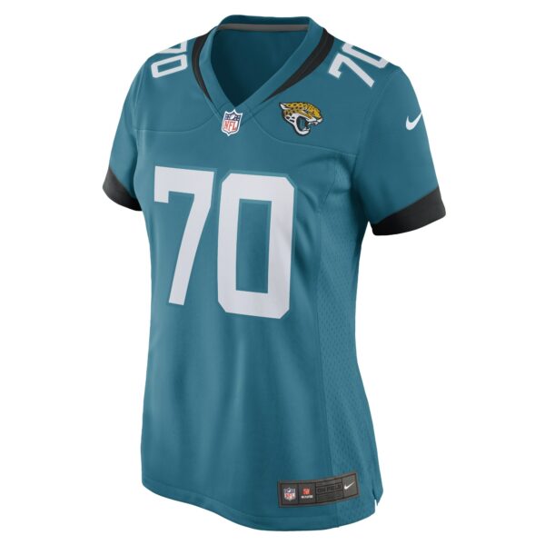 Women’s Jacksonville Jaguars Cole Van Lanen Nike Teal Game Player Jersey