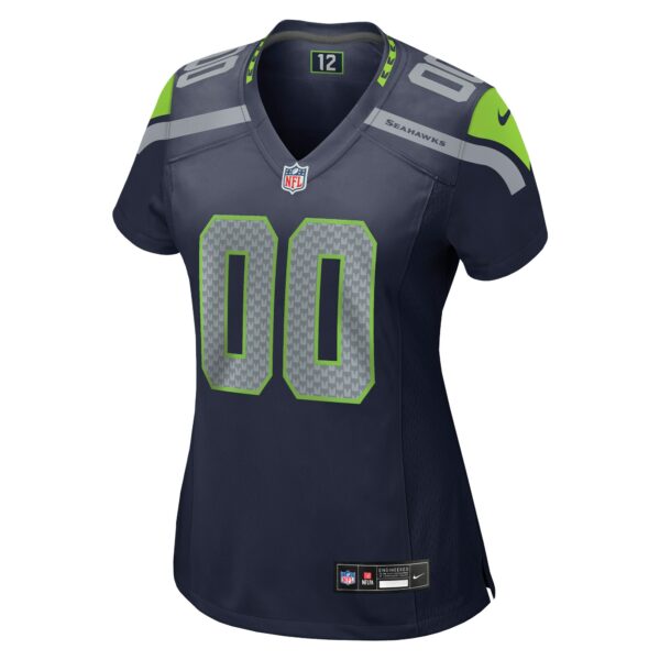 Women’s Seattle Seahawks Nike College Navy Custom Game Jersey