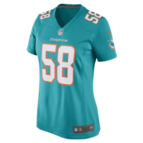 Women’s Miami Dolphins Connor Williams Nike Aqua Game Player Jersey