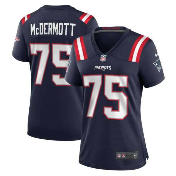 Women’s New England Patriots Conor McDermott Nike Navy Home Game Player Jersey