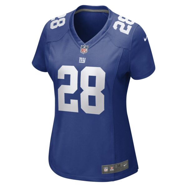 Women’s New York Giants Cor’Dale Flott Nike Royal Game Player Jersey