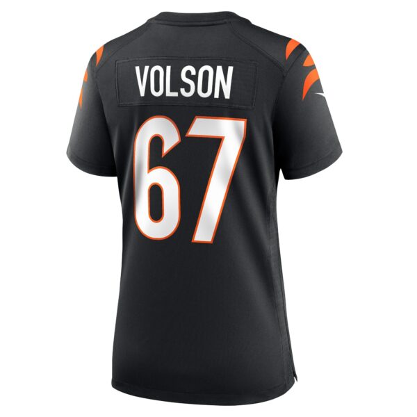 Women’s Cincinnati Bengals Cordell Volson Nike Black Game Player Jersey