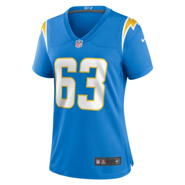 Women’s Los Angeles Chargers Corey Linsley Nike Powder Blue Game Player Jersey