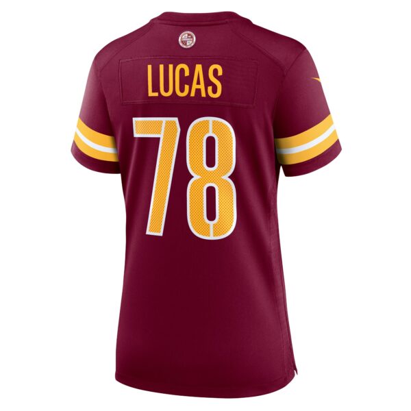 Women’s Washington Commanders Cornelius Lucas Nike Burgundy Game Jersey