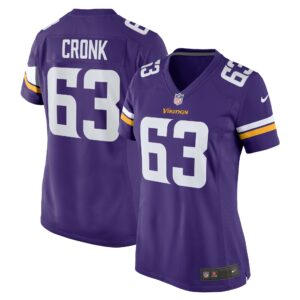 Women's Minnesota Vikings Coy Cronk Nike Purple Team Game Jersey