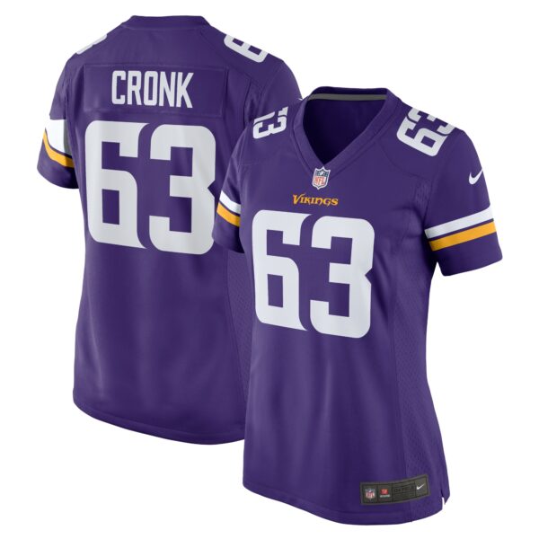 Women’s Minnesota Vikings Coy Cronk Nike Purple Team Game Jersey