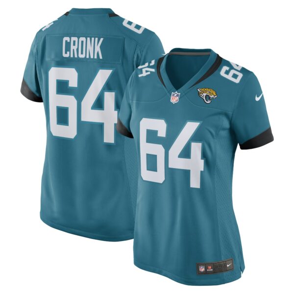 Women’s Jacksonville Jaguars Coy Cronk Nike Teal Game Player Jersey