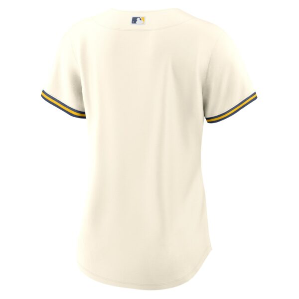 Women’s Milwaukee Brewers Nike Cream Home Replica Team Jersey