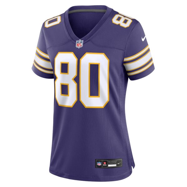 Women’s Minnesota Vikings Cris Carter Nike Purple Classic Retired Player Game Jersey