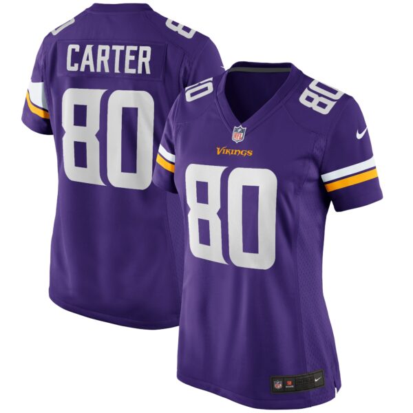 Women’s Minnesota Vikings Cris Carter Nike Purple Game Retired Player Jersey