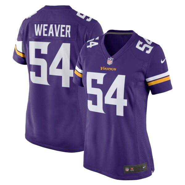 Women’s Minnesota Vikings Curtis Weaver Nike Purple Home Game Jersey