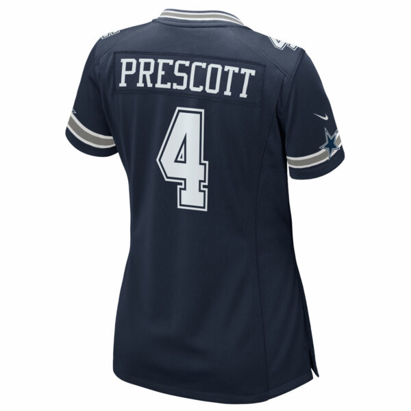 Women’s Dallas Cowboys Dak Prescott Nike Navy Game Team Jersey