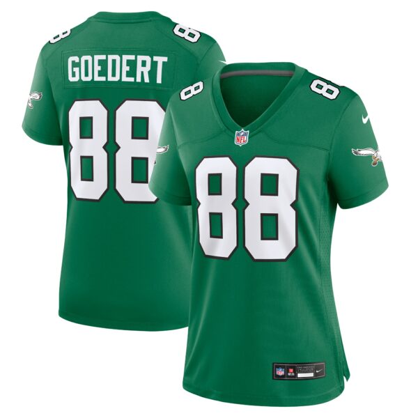 Women’s Philadelphia Eagles Dallas Goedert Nike Kelly Green Alternate Game Jersey