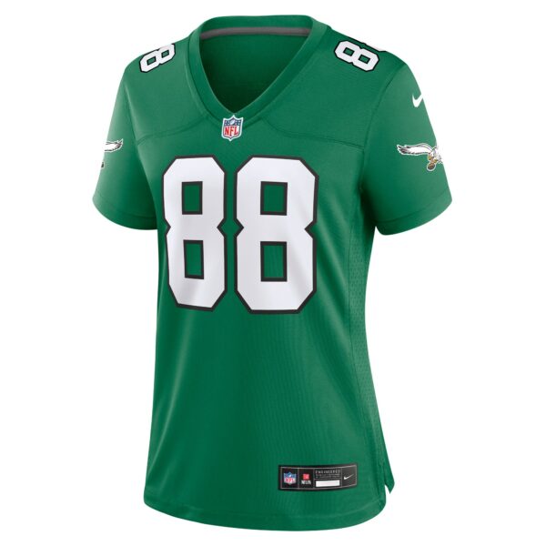 Women’s Philadelphia Eagles Dallas Goedert Nike Kelly Green Alternate Game Jersey