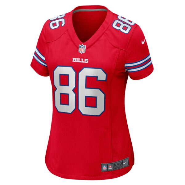 Women’s Buffalo Bills Dalton Kincaid Nike Red Alternate Game Jersey