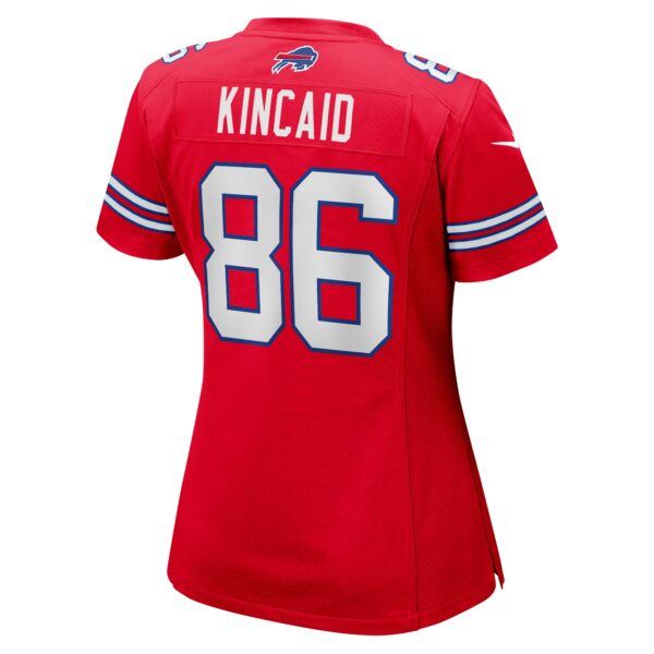 Women’s Buffalo Bills Dalton Kincaid Nike Red Alternate Game Jersey